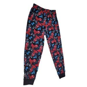 Marvel Boys Spider Man Pajama Pants size 6. Sleepwear Black/Red/Blue NWOT